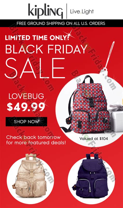 kipling black friday